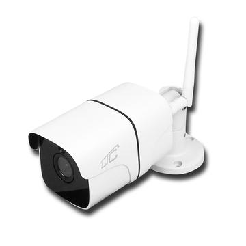 LTC Vision LXKAM38 Bullet IP-kamera for utvendig bruk med alarmfunksjon - PTZ WiFi & LAN, IP66 - Hvit