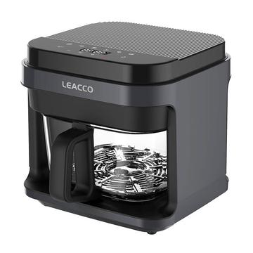 Leacco AF018 360 frityrgryte helt i glass - 1200W, 5.5l - svart