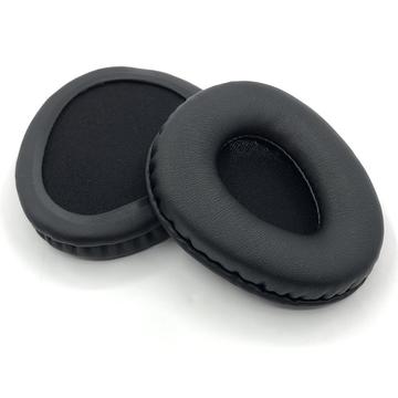 Memory Foam-øreputer i lær til Beyerdynamic DT 131/DT 235/DT 231/DT 234/MMX 1/MMX 2 hodetelefoner - erstatningsputer - svart