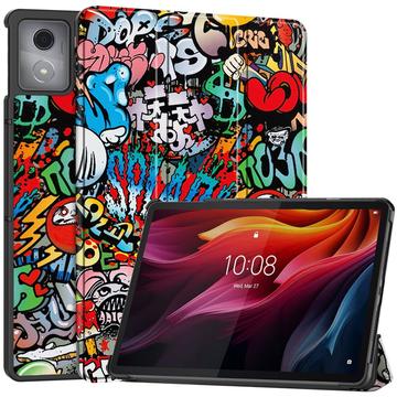 Lenovo Tab K11 Plus Tri-Fold Series Smart Folio-deksel - Graffiti