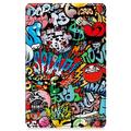 Lenovo Tab K11 Plus Tri-Fold Series Smart Folio-deksel - Graffiti