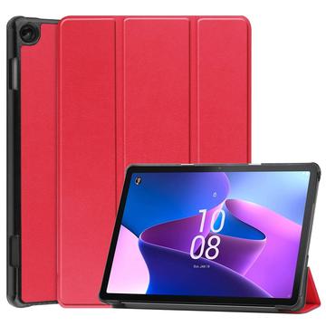 Lenovo Tab M10 Gen 3 Tri-Fold Series Smart Folio-etui - Rød