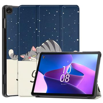 Lenovo Tab M10 Gen 3 Tri-Fold Series Smart Folio-etui - Katt