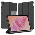 Lenovo Tab Plus Dux Ducis Domo Tri-Fold Smart Folio-etui - Svart