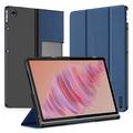 Lenovo Tab Plus Dux Ducis Domo Tri-Fold Smart Folio-etui - Blå