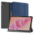 Lenovo Tab Plus Dux Ducis Domo Tri-Fold Smart Folio-etui - Blå