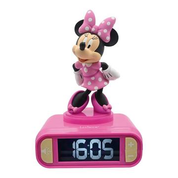 Lexibook Minnie Mouse vekkerklokke med nattlys