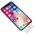 iPhone X Lightning & 3.5mm Audio-adapter med Hjem-knappen - Sølv