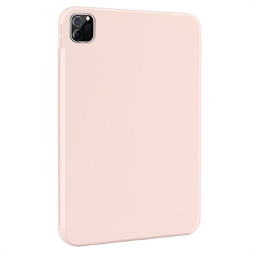 iPad Air 13 (2024)/iPad Pro 12.9 2018/2020/2021/2022 Liquid Silikondeksel - Rosa