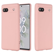 Google Pixel 6a Liquid Silikondeksel - Rosa