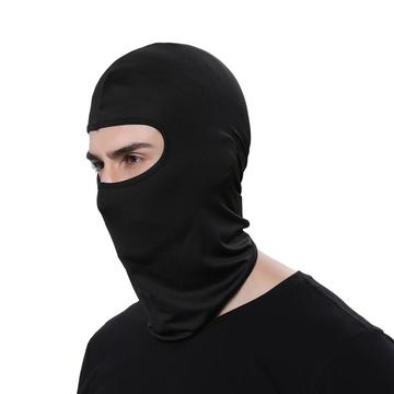 Lycra Balaclava / hjelmhette for sykling og skikjøring - Svart