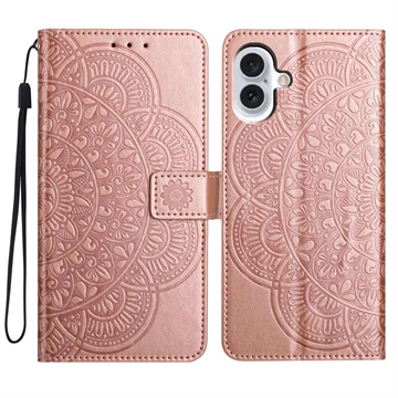 iPhone 16 Plus Mandala Series Lommebok-deksel