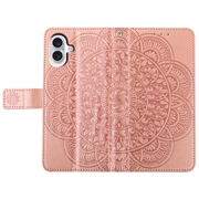 iPhone 16 Plus Mandala Series Lommebok-deksel