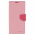 Mercury Goospery Fancy Diary Samsung Galaxy S24 Ultra Lommebok-deksel - Rosa