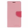 Mercury Goospery Fancy Diary Samsung Galaxy S24 Lommebok-deksel - Rosa