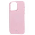 iPhone 15 Pro Mercury Goospery Glitter TPU-deksel - Rosa