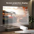 Mini Home 4K-projektor P30 med Android 11 - Dobbel WiFi, Bluetooth