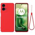 Motorola Moto G24 Power Liquid Silikondeksel - Rød