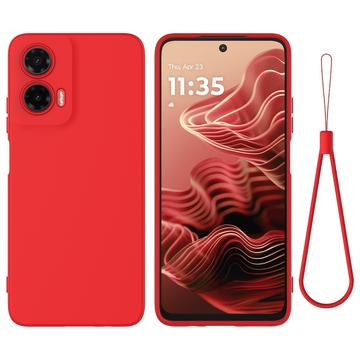 Motorola Moto G35 Liquid Silikondeksel - Rød