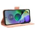 Motorola Moto G54 Lommebok-deksel med Kortholder - Rosa