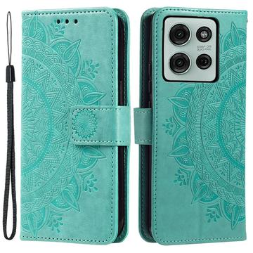 Motorola Moto G75 Mandala Series Lommebok-deksel