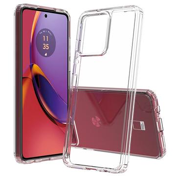 Motorola Moto G84 Ripebestandig Hybrid-deksel - Gjennomsiktig