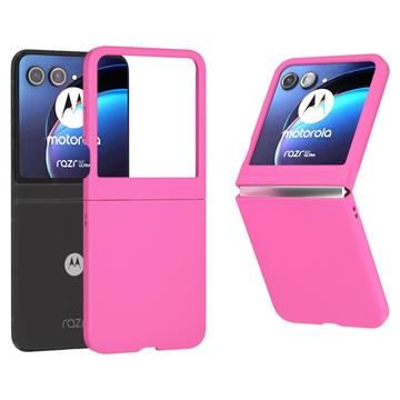 Motorola Razr 50 Plast Deksel - Varm Rosa