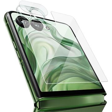 Motorola Razr 50 Ultra Imak Herdet Glass Beskyttelsessett - Klar