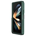 Samsung Galaxy Z Fold5 Nillkin CamShield Fold Hybrid-deksel med Stativ - Grønn