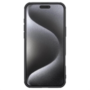 iPhone 16 Pro Nillkin Super Frosted Shield Pro Hybrid-deksel - Svart