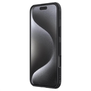 iPhone 16 Pro Nillkin Super Frosted Shield Pro Hybrid-deksel - Svart