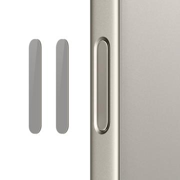 Northjo kamerakontrollknapp herdet glassbeskyttelse for iPhone 16 Pro/16 Pro Max/16/16 Plus - 2 stk. - Naturlig