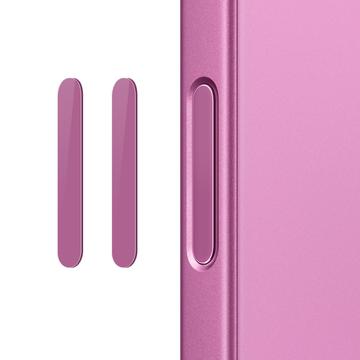 Northjo kamerakontrollknapp herdet glassbeskyttelse for iPhone 16 Pro/16 Pro Max/16/16 Plus - 2 stk. - Rosa