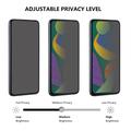 Nothing Phone (2a) Privacy Full Cover Beskyttelsesglass - Svart Kant