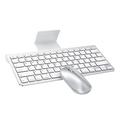 Omoton KB088/BM001 trådløs mus- og tastaturkombinasjon for iPad/iPhone - sølvfarget