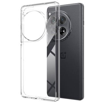 OnePlus 12 Ripebestandig Hybrid-deksel - Gjennomsiktig