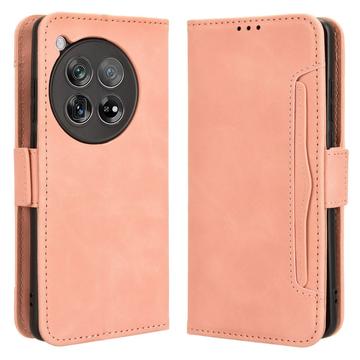 OnePlus 12R/Ace 3 Lommebok-deksel med Kortholder - Rosa