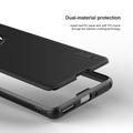 OnePlus 12R/Ace 3 Nillkin Super Frosted Shield Pro Hybrid-deksel - Svart