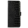 OnePlus 13 Crocodile Series Lommebok-deksel i Lær med RFID