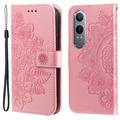 OnePlus Nord CE4 Lite/Oppo K12x Mandala Series Lommebok-deksel - Rosa