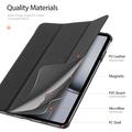 OnePlus Pad 2/Pad Pro Dux Ducis Domo Tri-Fold Smart Folio-etui - Svart