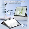 OnePlus Pad Go/Oppo Pad Air2 Tri-Fold Series Smart Folio-etui - Svart