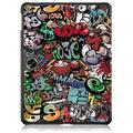 OnePlus Pad Go/Oppo Pad Air2 Tri-Fold Series Smart Folio-etui - Graffiti