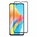 Oppo A58 4G Full Cover Beskyttelsesglass - Svart Kant