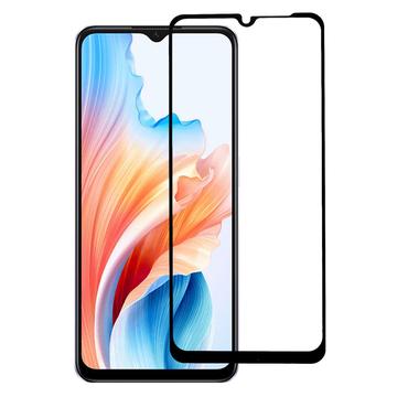 Oppo A59 Full Cover Beskyttelsesglass - Svart Kant