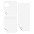 Oppo Find N3 Flip Full Cover PET Beskyttelsessett - Gjennomsiktig