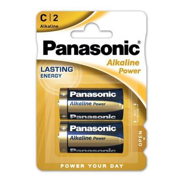 Panasonic Alkaline Power LR14/C-batterier - 2 stk.