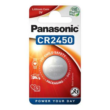 Panasonic CR2450 litiumknapcellebatteri - 3V