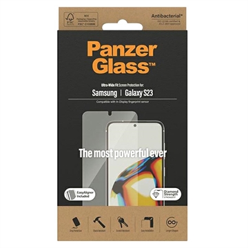 PanzerGlass Ultra-Wide Fit Samsung Galaxy S23 5G Skjermbeskytter