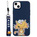 Kiss Series iPhone 14 Plus TPU-deksel med Stropp - Katt